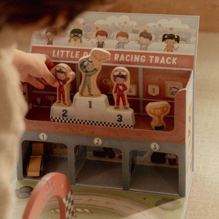 Little Dutch Wooden Play Case Race Track