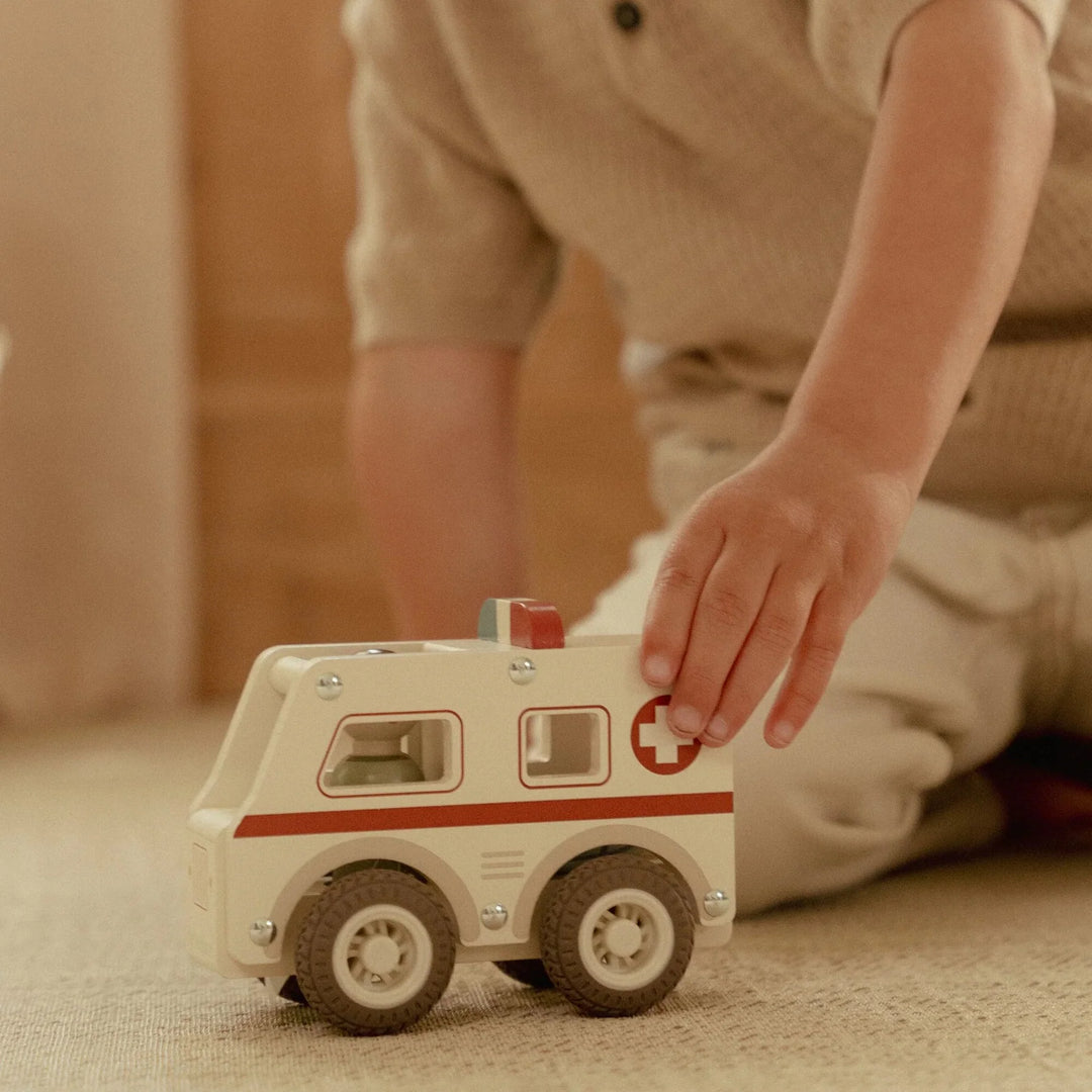 Little Dutch Wooden Ambulance