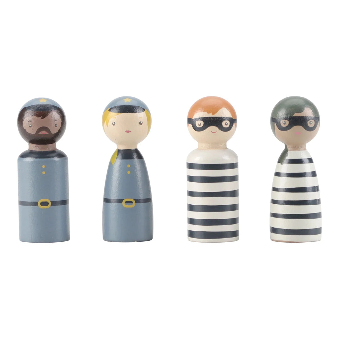 Little Dutch Wooden Police Van