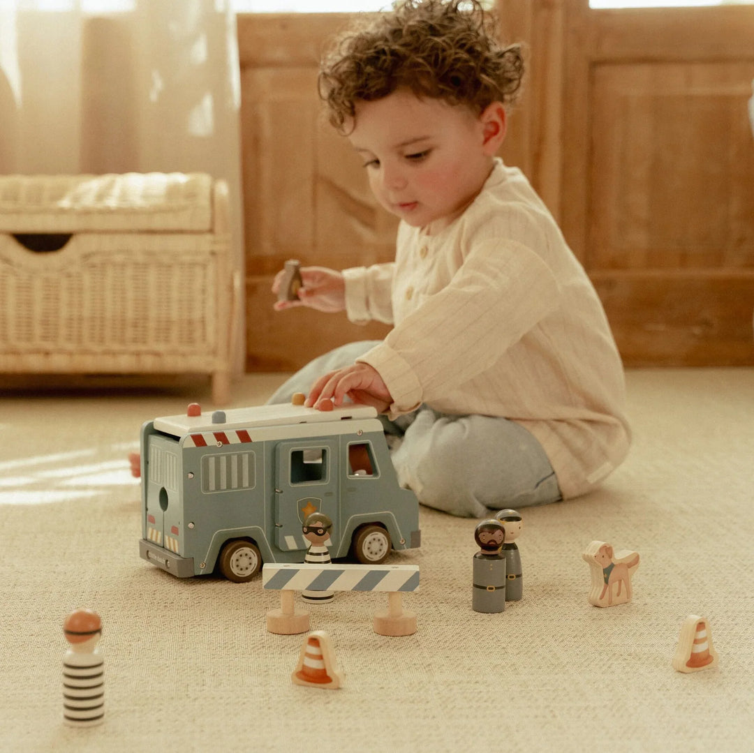 Little Dutch Wooden Police Van