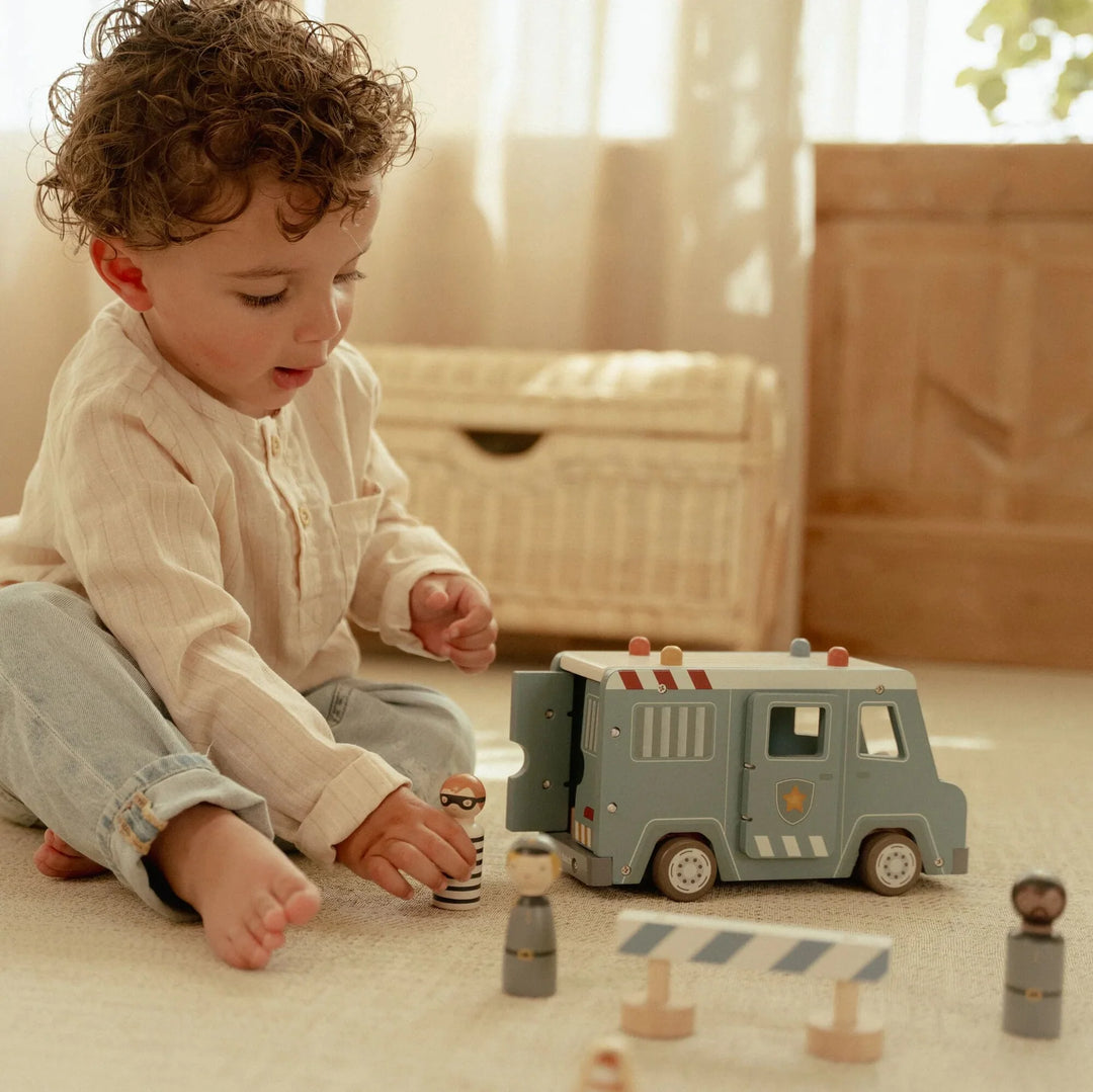 Little Dutch Wooden Police Van