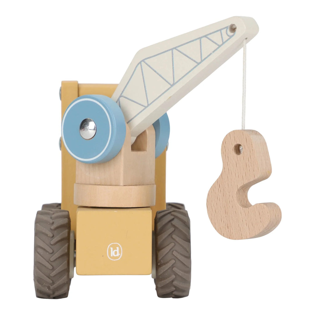 Little Dutch Wooden Crane Truck