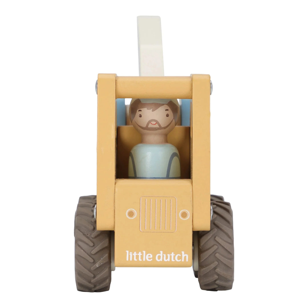 Little Dutch Wooden Crane Truck