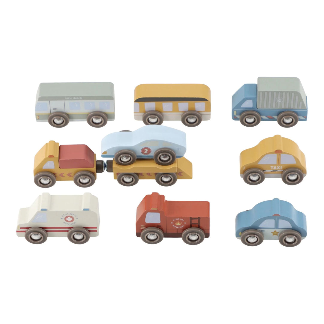 Little Dutch Wooden Vehicle Set