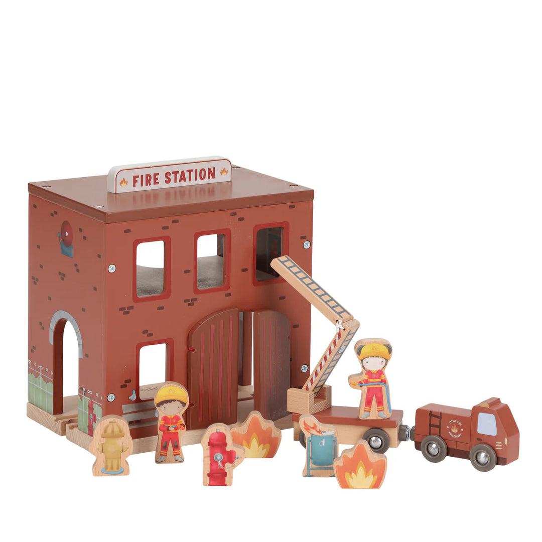 Little Dutch Wooden Fire Station