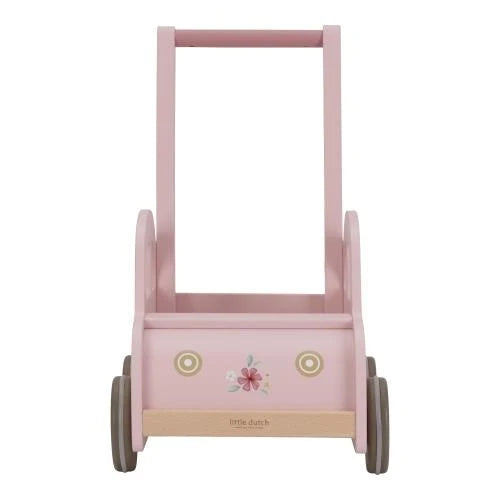 Little Dutch Wooden Baby Walker - Pink
