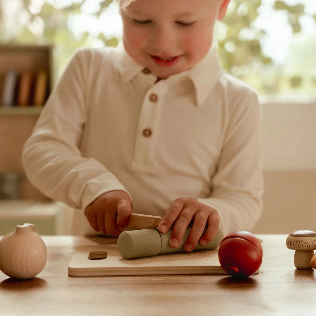 Little Dutch Wooden Cutting Vegetables Set