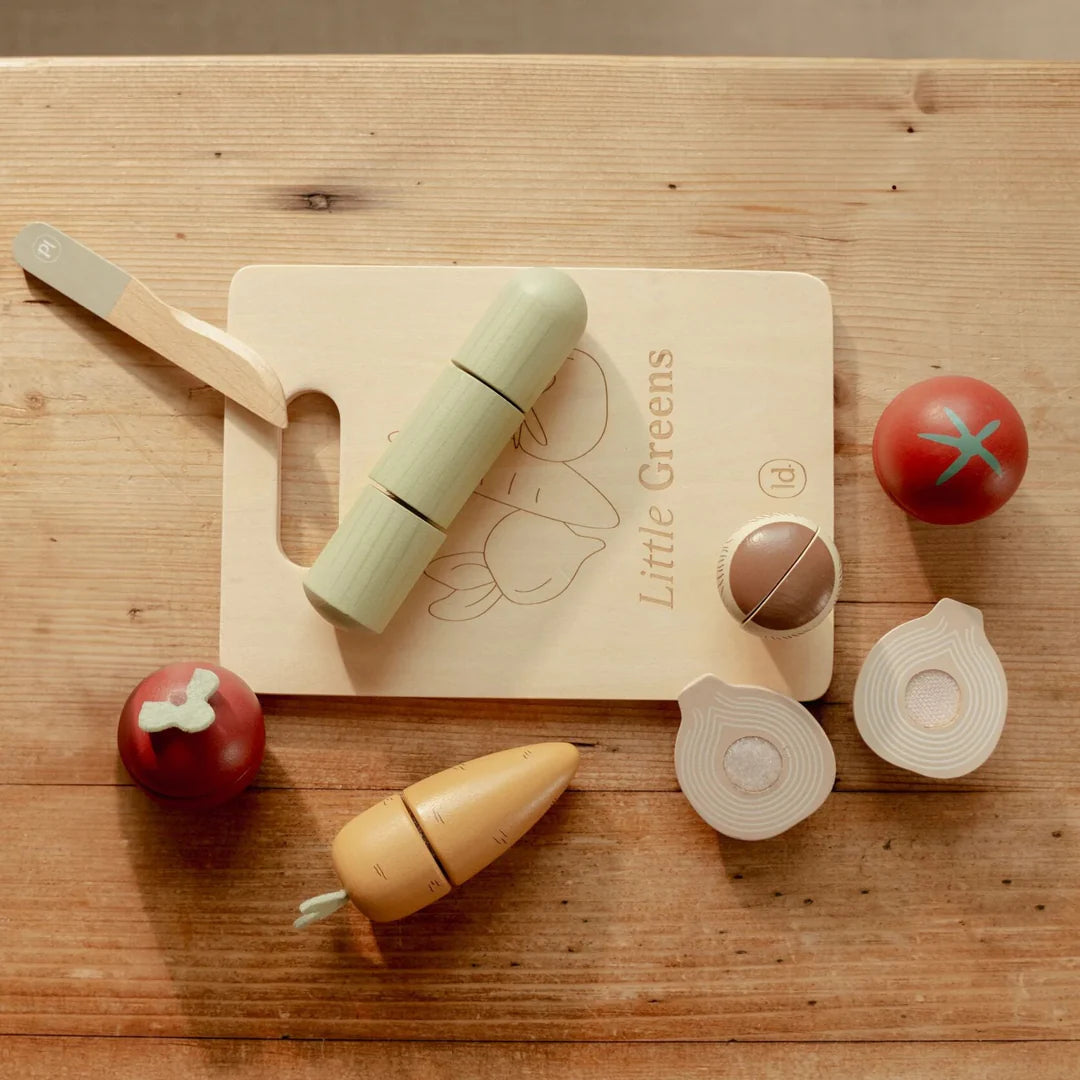 Little Dutch Wooden Cutting Vegetables Set