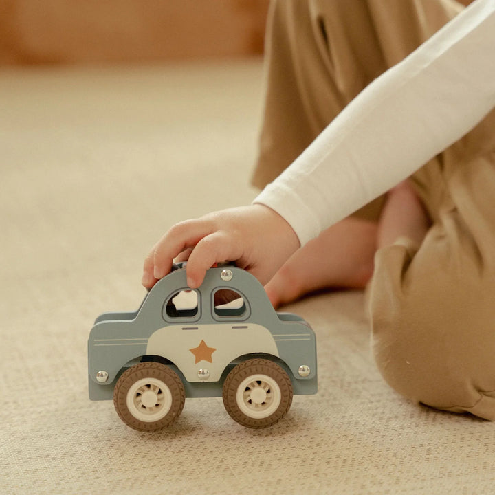 Little Dutch Wooden Police Car