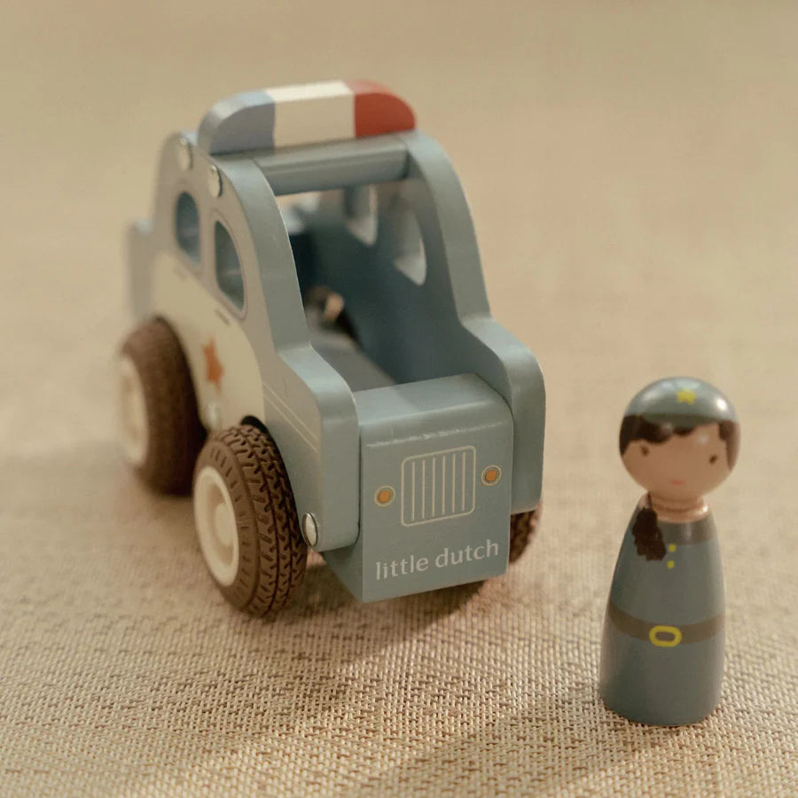 Little Dutch Wooden Police Car