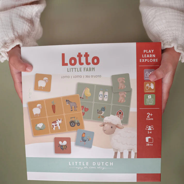 Little Farm Kids Lotto Game Board