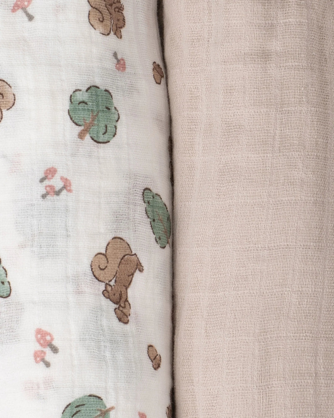 Little Linen Baby Muslin Wraps 3PK - Bushland Bear
