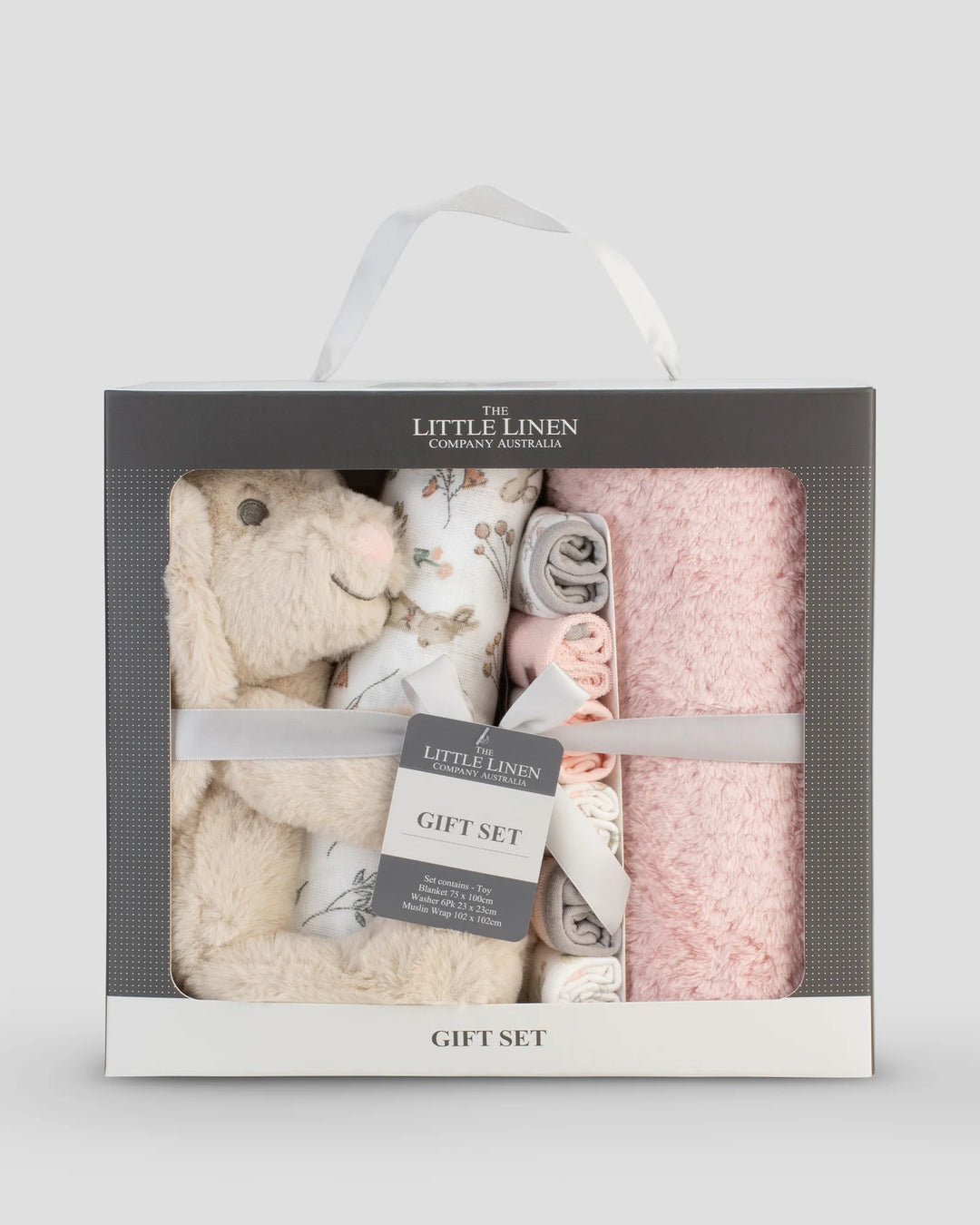 Little Linen Boxed Baby Gift Set - Harvest Bunny