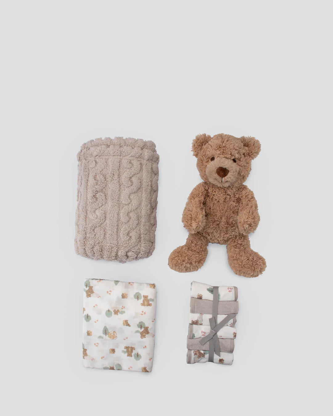 Little Linen Boxed Baby Gift Set - Willow Bear