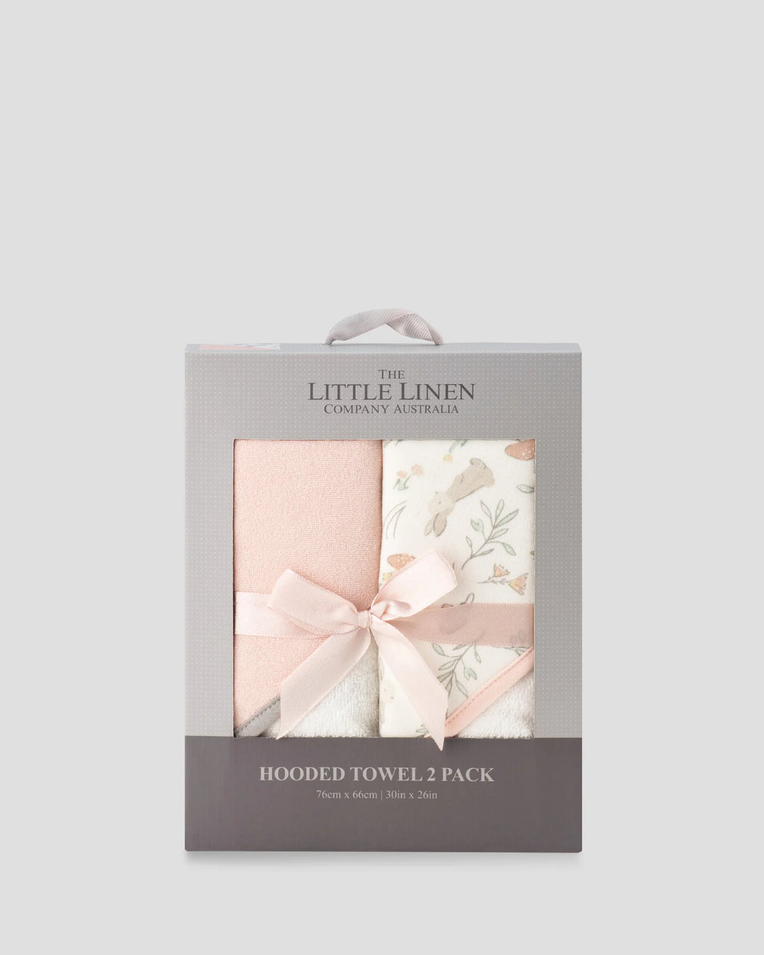 Little Linen Baby Hooded Towels 2 Pack - Harvest Bunny