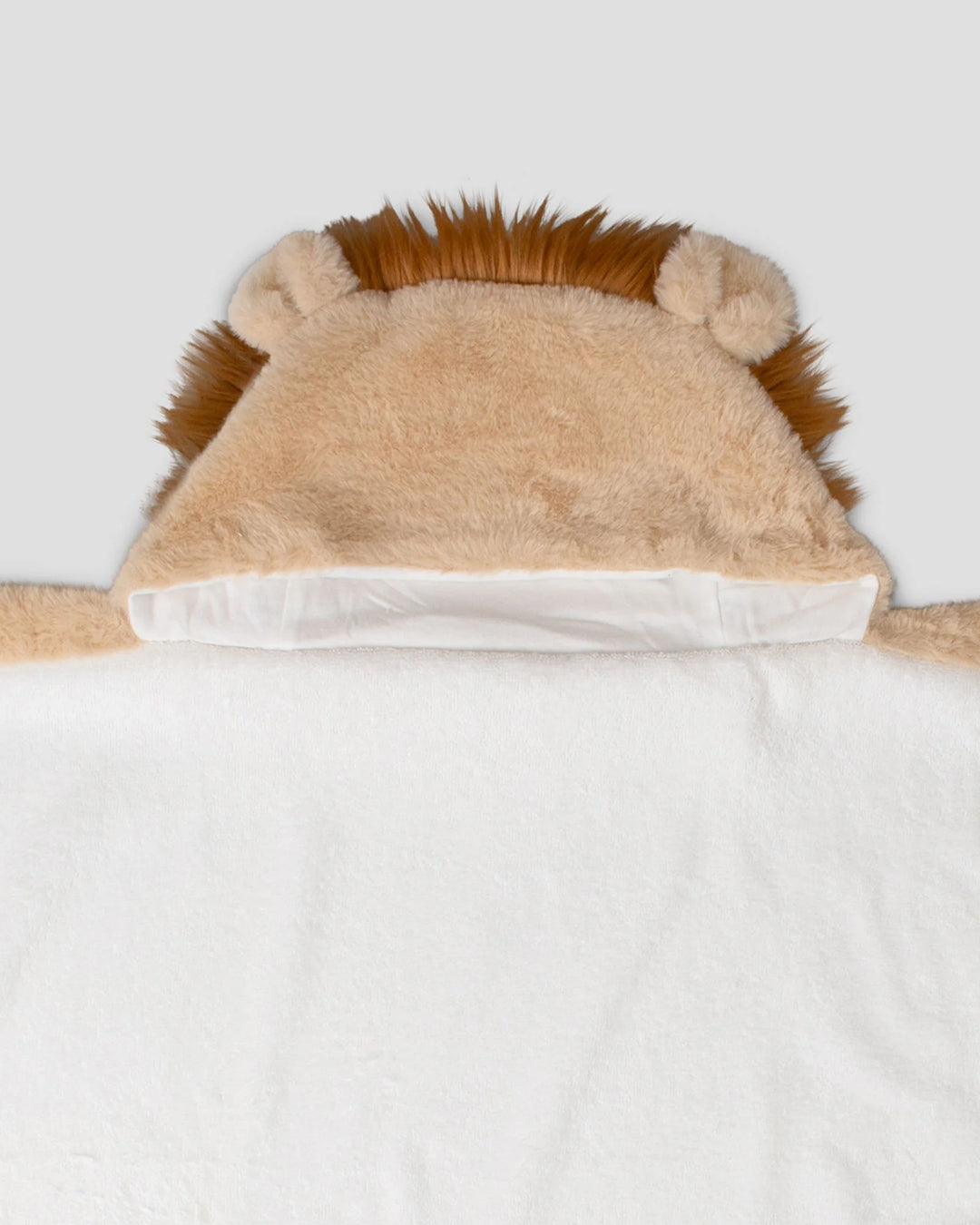 Little Linen Plush Baby Hooded Towel - Savanna Lion