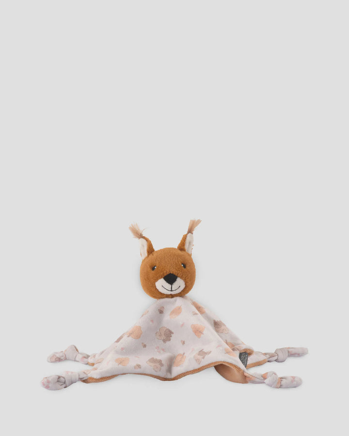 Little Linen Baby Comforter / Security Blanket - Bushland Squirrel