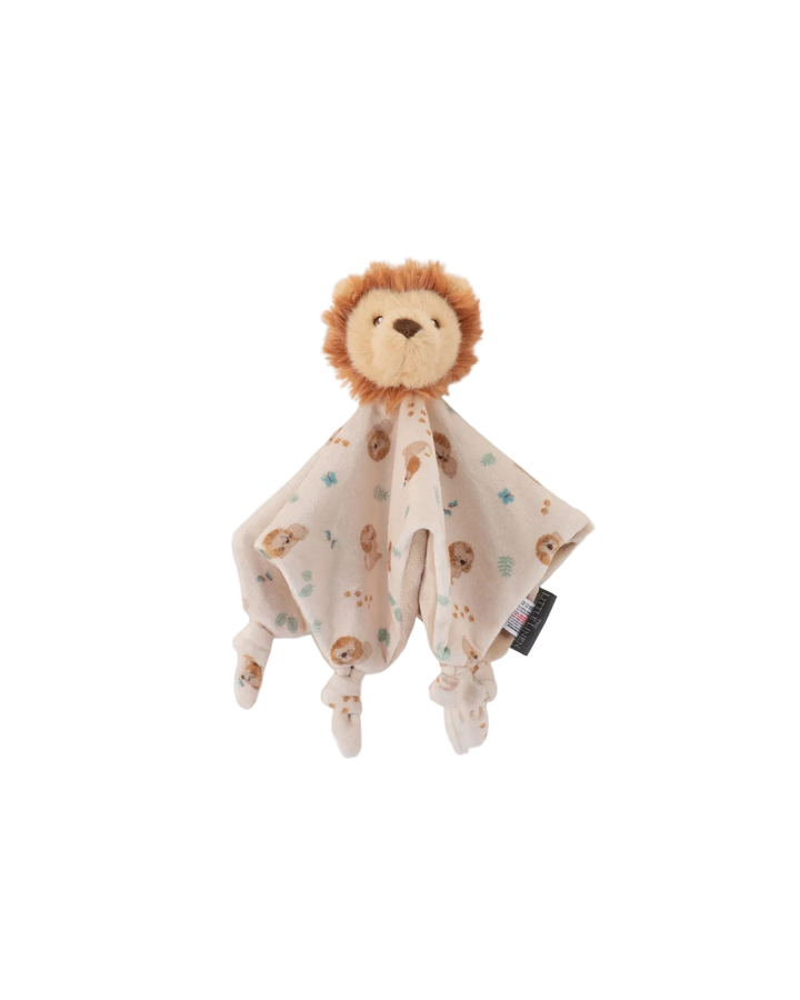 Little Linen Baby Comforter / Security Blanket - Savanna Lion