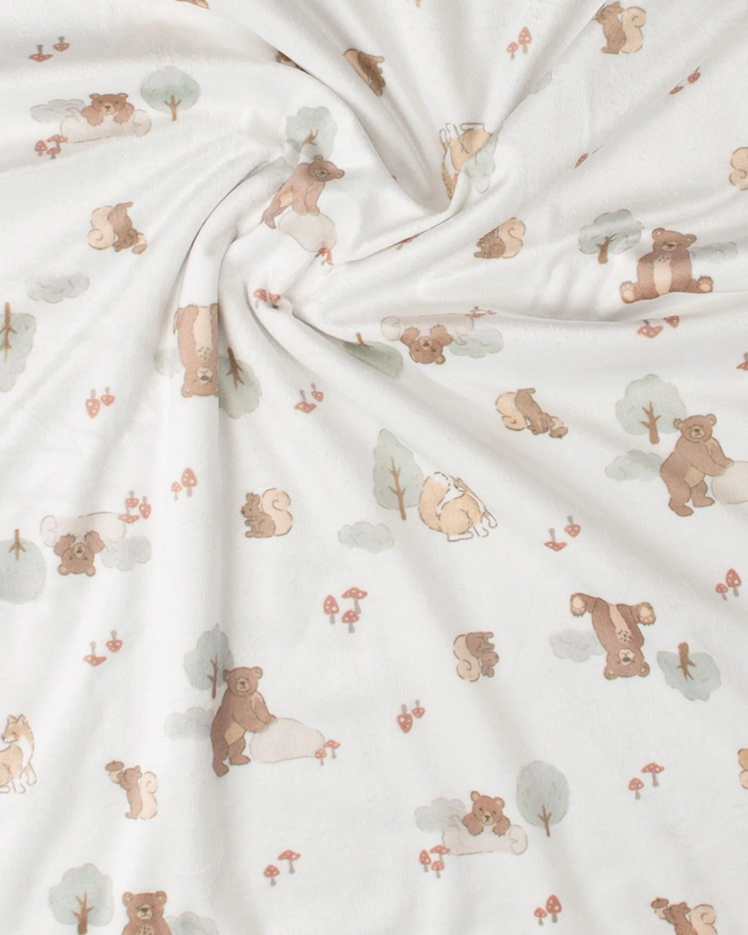 Little Linen Baby Snuggle Blanket - Bushland Bear