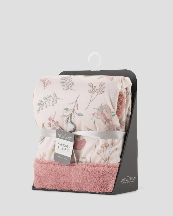 Little Linen Baby Snuggle Blanket - Harvest Bunny