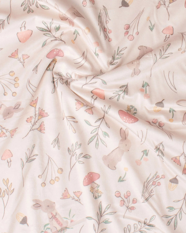 Little Linen Baby Snuggle Blanket - Harvest Bunny