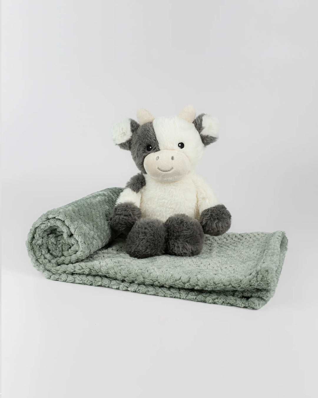 Little Linen Soft Plush Toy & Blanket - Farmyard Cow