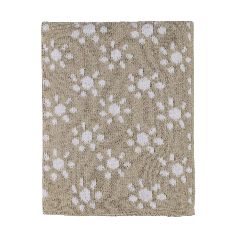 Chenille Blanket - Sunflower Taupe