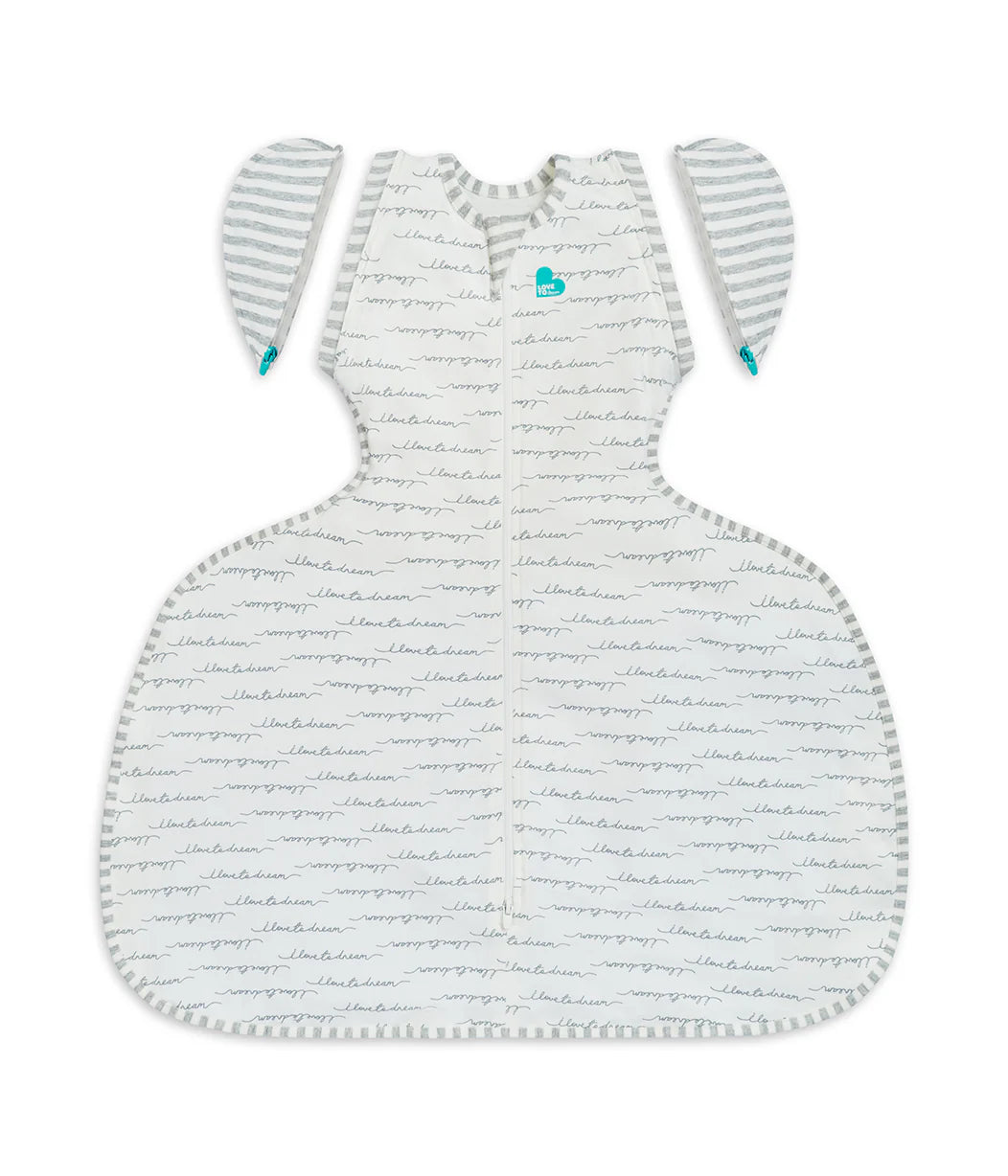 Love to Dream Swaddle Up™ Transition Bag Hip Harness 1.0 TOG - White Dreamer