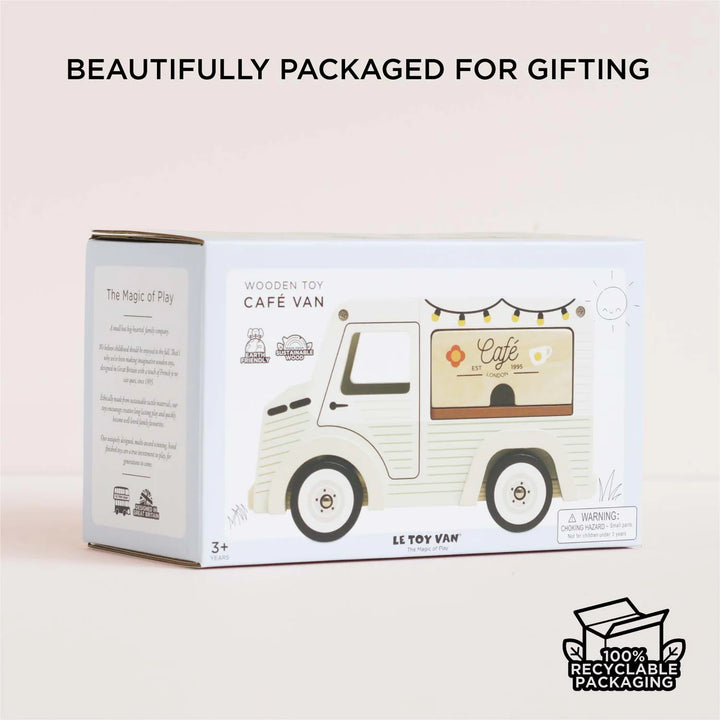 Le Toy Van Wooden Mobile Cafe Van