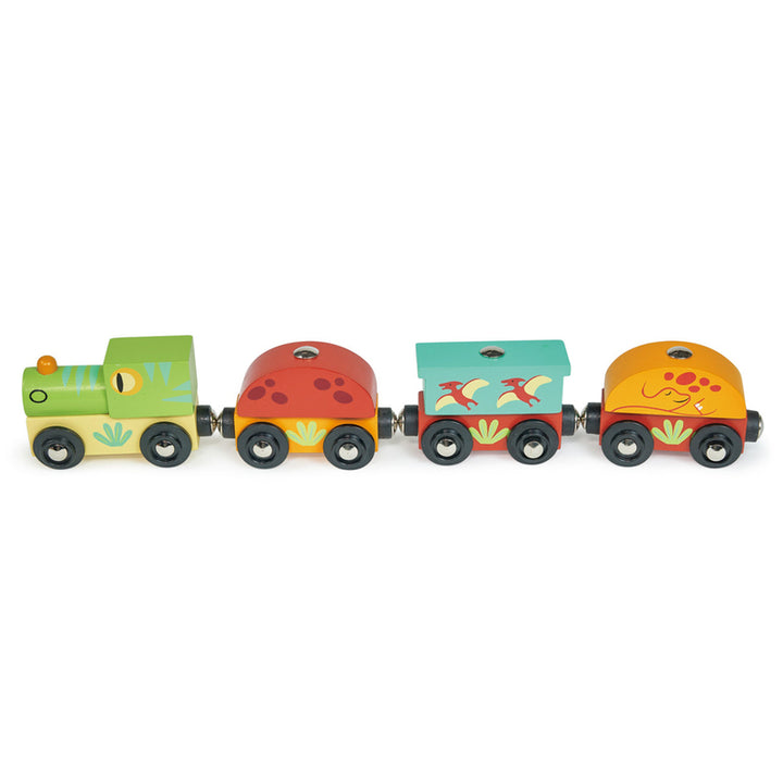 Mentari Wooden Dinosaur Train Set