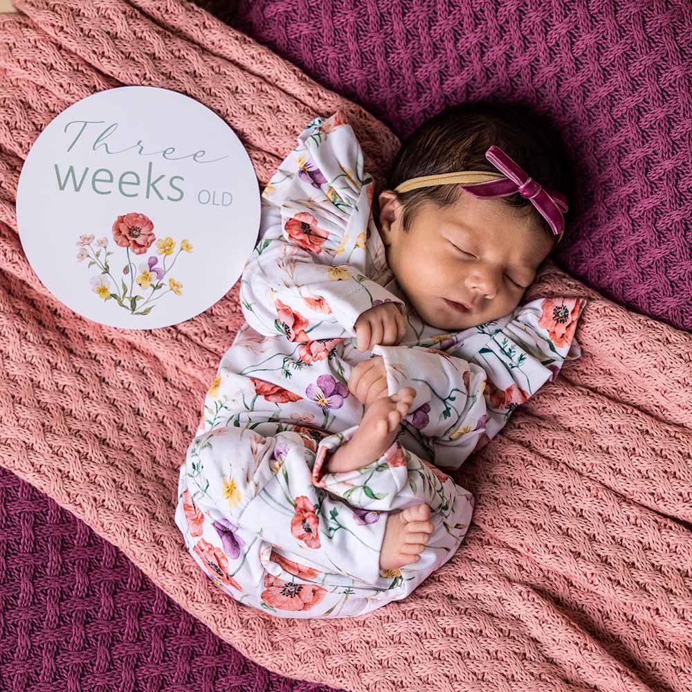 Snuggle Hunny Organic Growsuit - Meadow Size 0