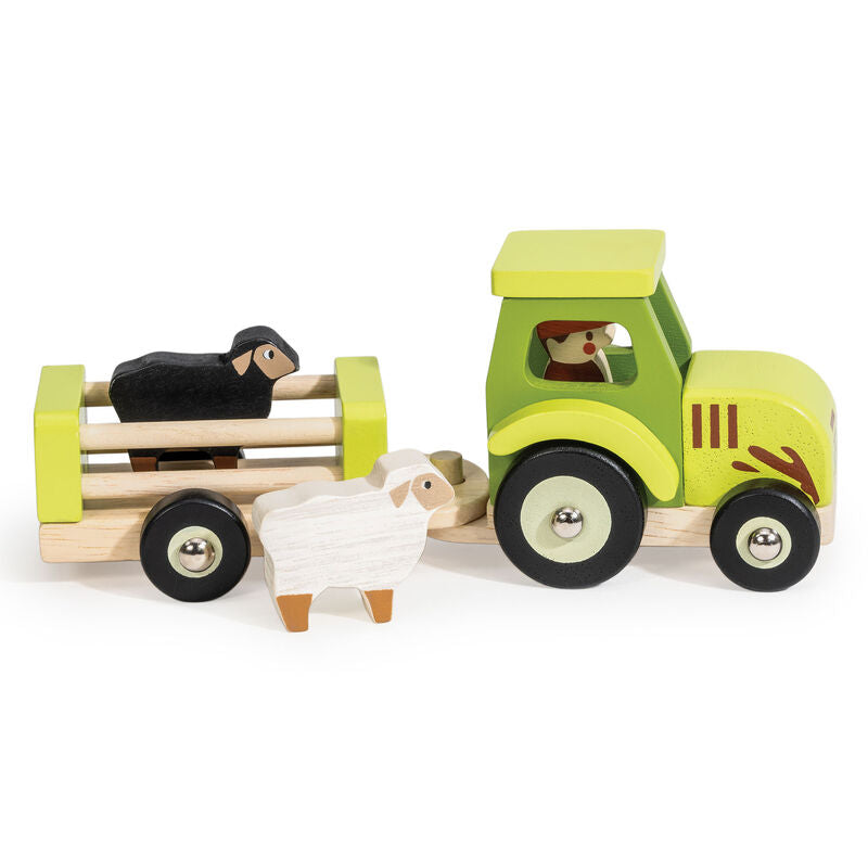 Mentari Wooden Tractor & Trailer