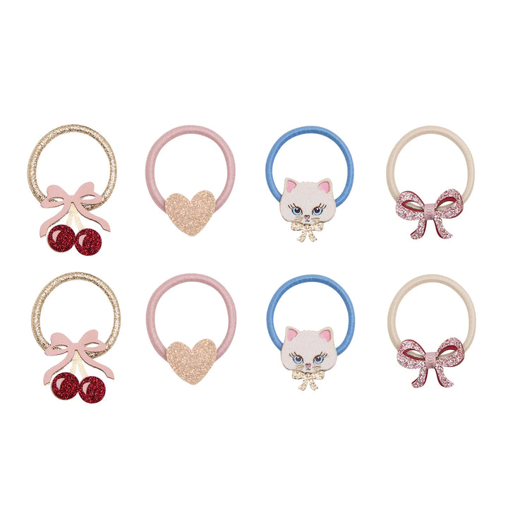 Mimi & Lula Kittybow Mini Hair Ties 8 Pack