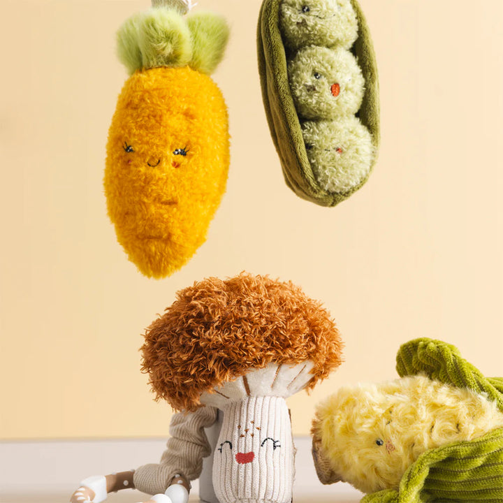 Mini Market Brunch Stroller Toys - Carrot & Green Peas