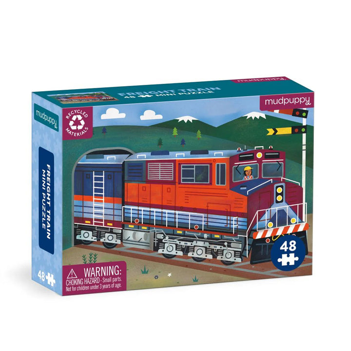 Mini Transport 48 Piece Puzzle - Freight Train