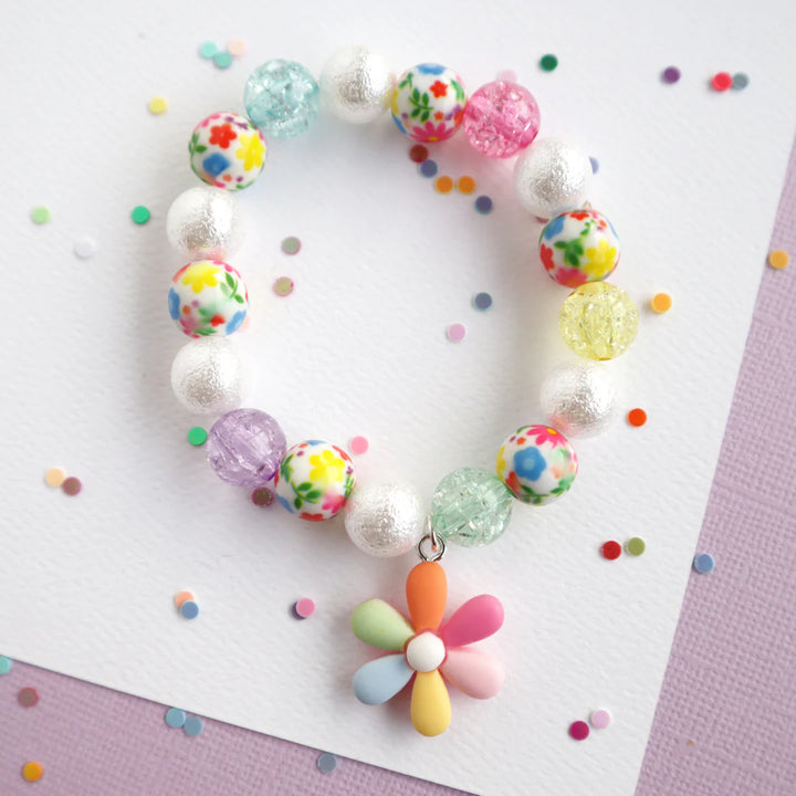 Mon Coco Rainbow Petal Elastic Bracelet
