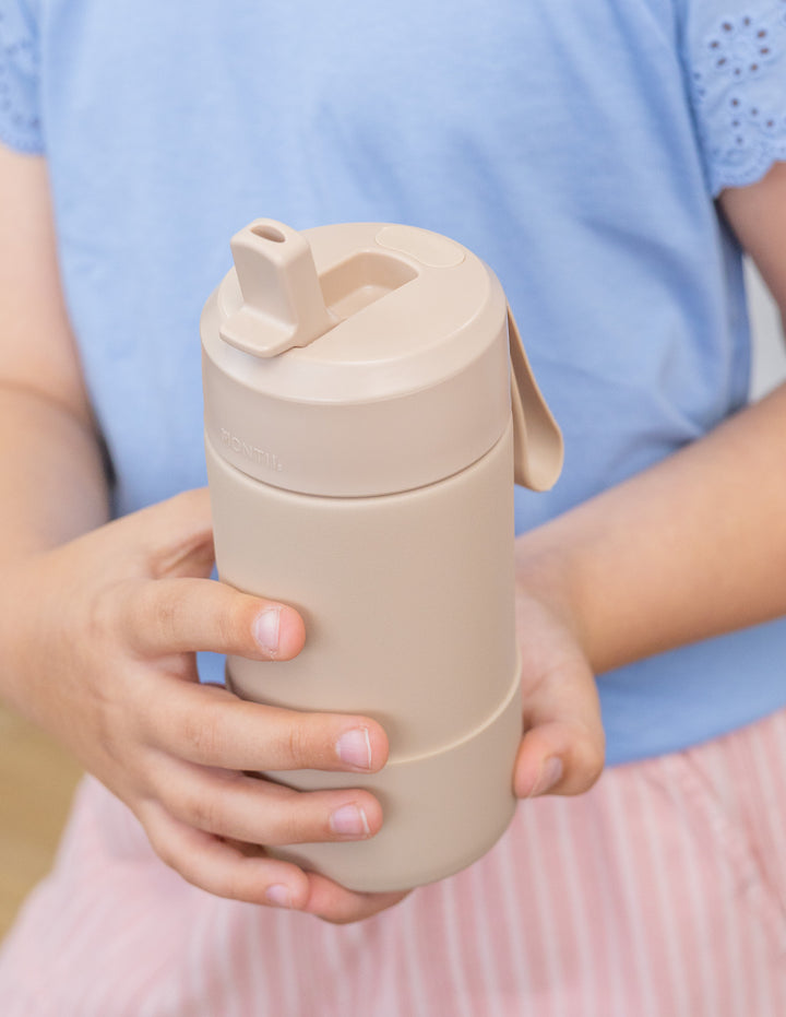 MontiiCo Fusion Complete Drink Bottle 350ml - Sand