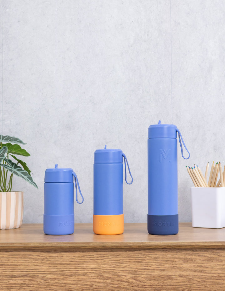 Montii Fusion Small Silicone Bumper 3 Pack - Tangerine | Splash | Navy