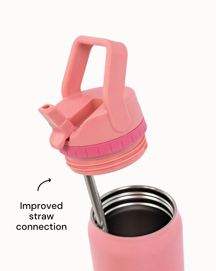 MontiiCo Insulated 750ml Sport Drink Bottle - Strawberry