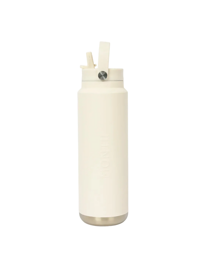 MontiiCo Insulated Quench Sipper Drink Bottle 700ml - Cream