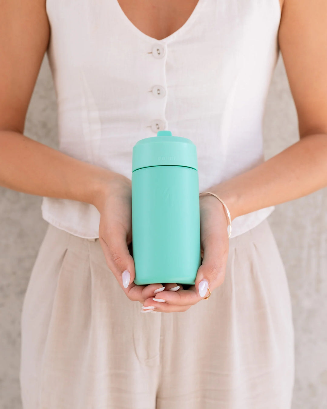 Montiico Fusion 350ml Sipper Drink Bottle - Lagoon