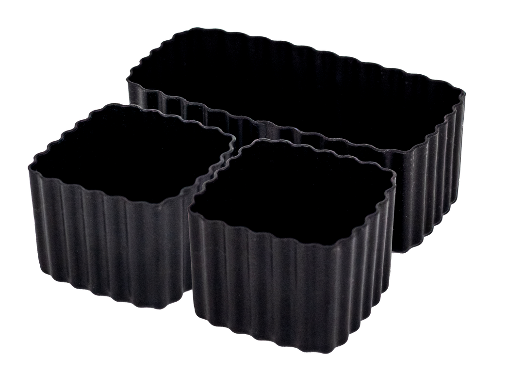 Montiico Lunch Bento Cups 3 Pack - Assorted