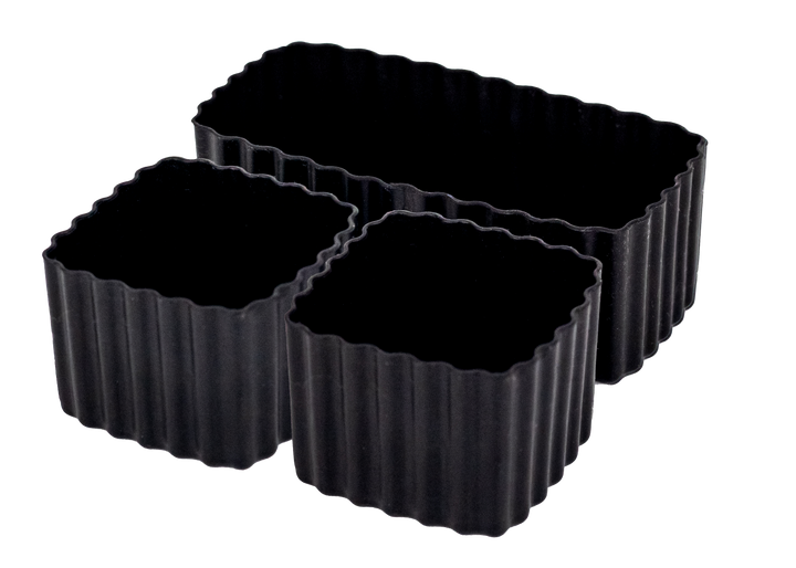 Montiico Lunch Bento Cups 3 Pack - Assorted