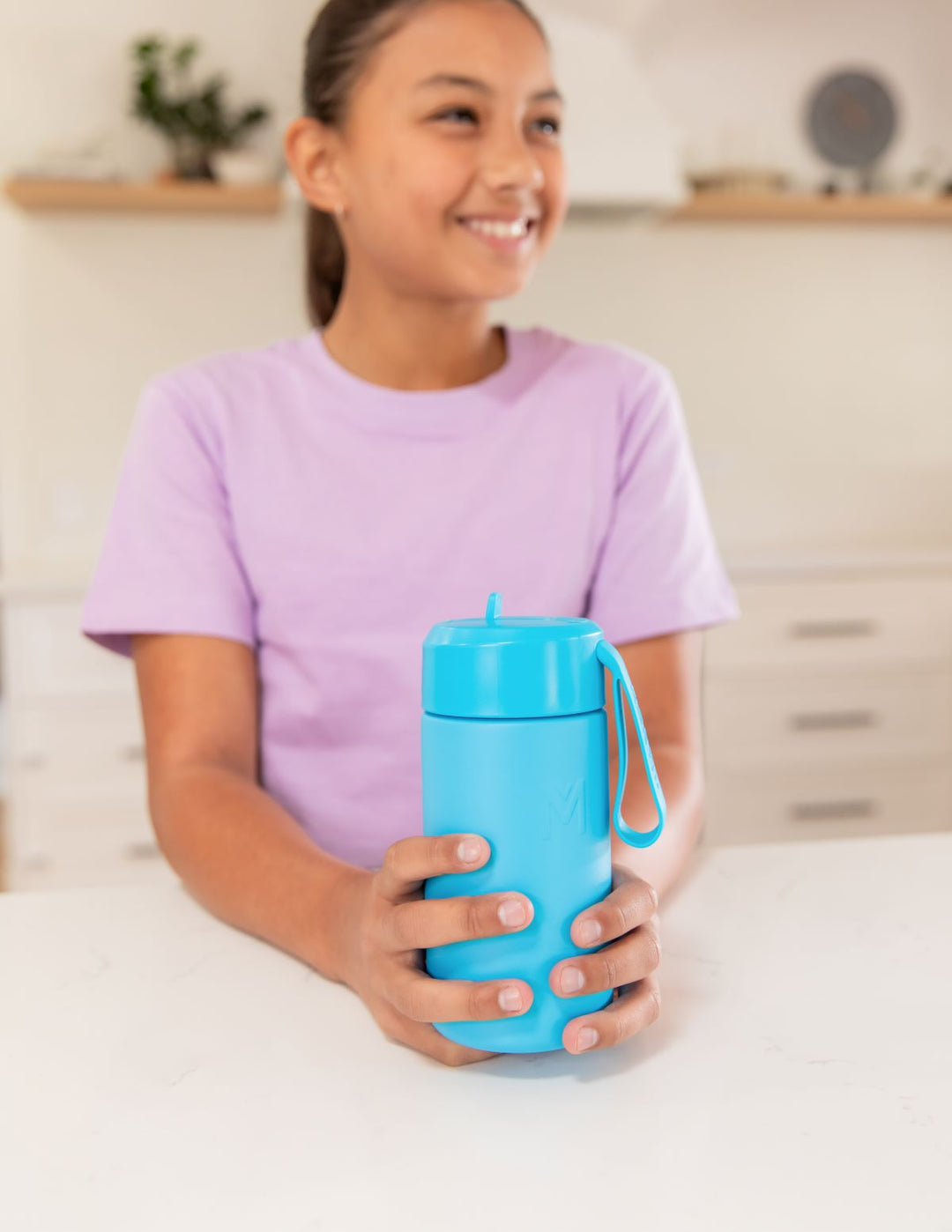 Montiico Fusion 350ml Sipper Drink Bottle - Coastal