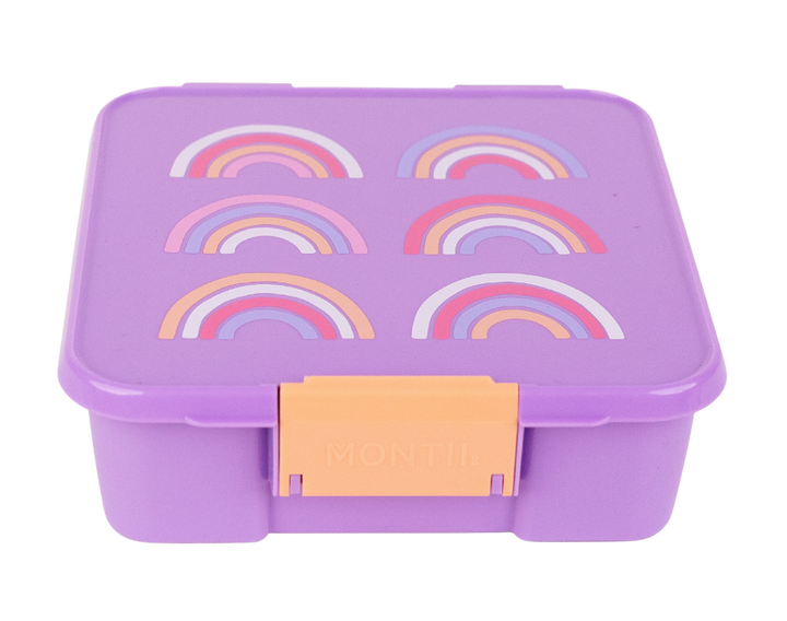 Montiico Bento Three Lunch Box - Rainbow Roller