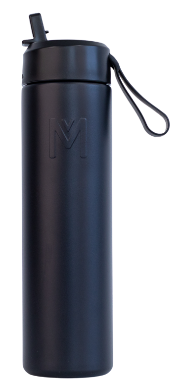 MontiiCo Fusion Sipper Lid Drink Bottle | Midnight - 700ml