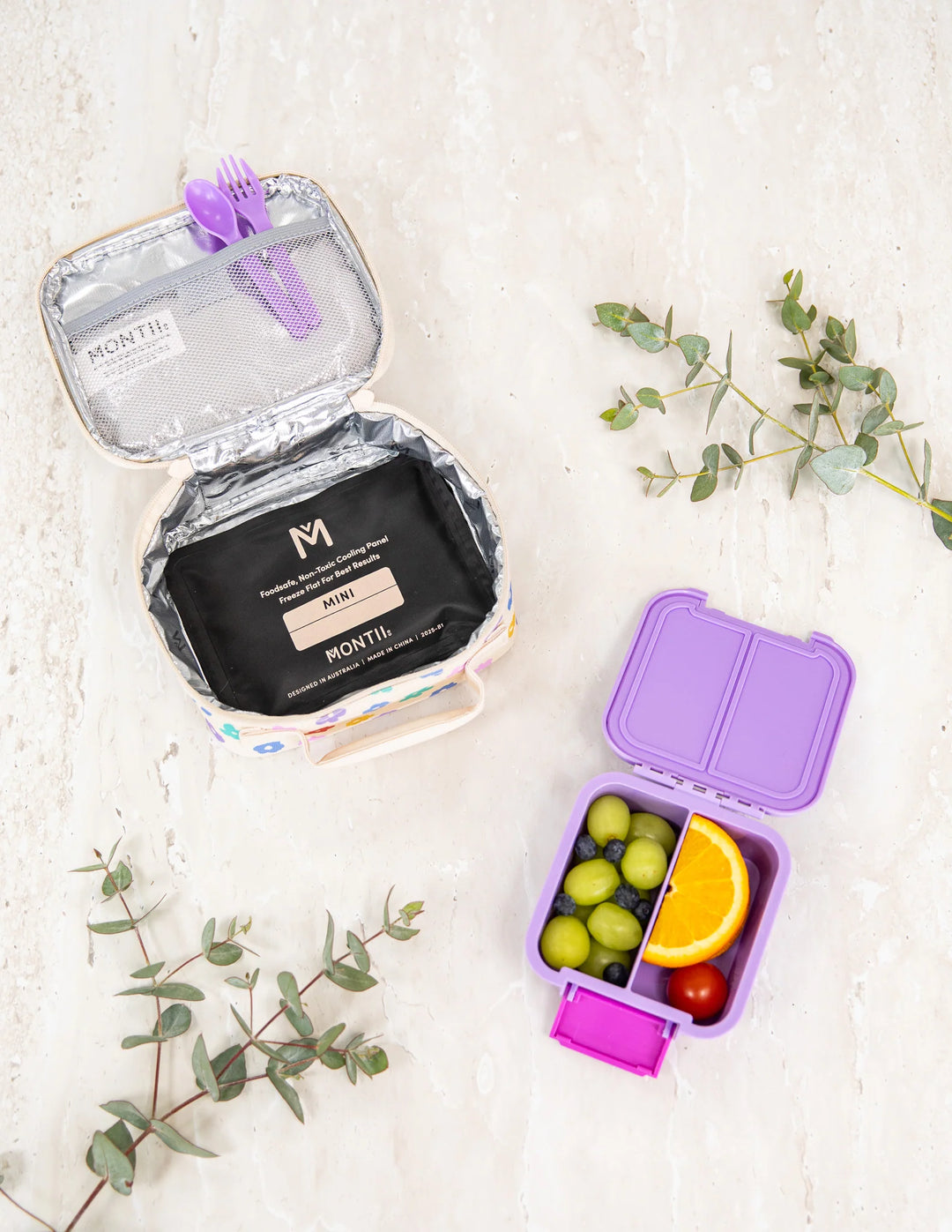 Montiico Mini Insulated Lunch Bag - Daisy Dream