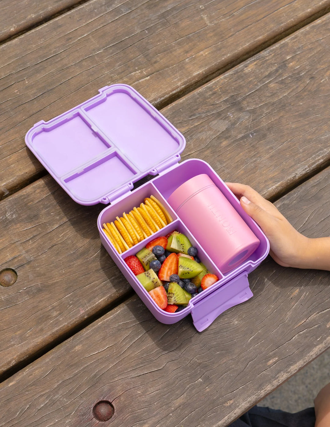 Montiico Bento Bite Lunch Box - Lilac