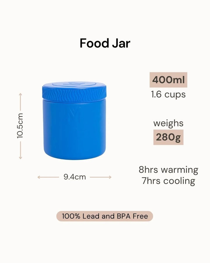 Montiico Insulated Food Jar - Blueberry