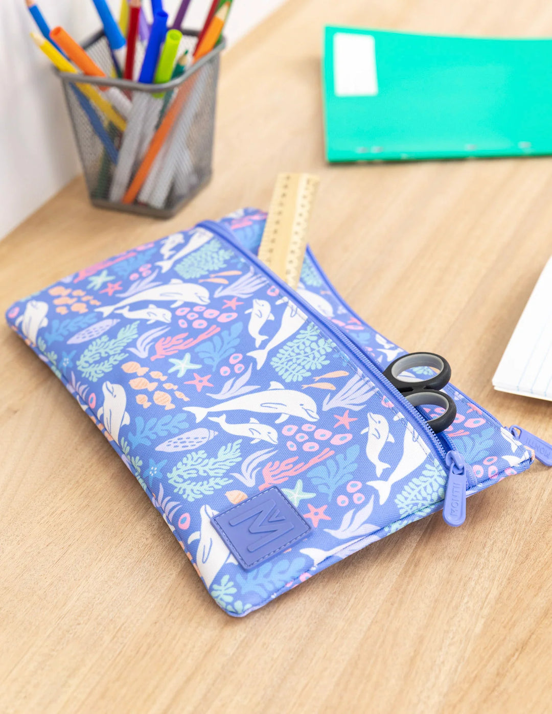 Montiico Pencil Case - Dolphin Dreams